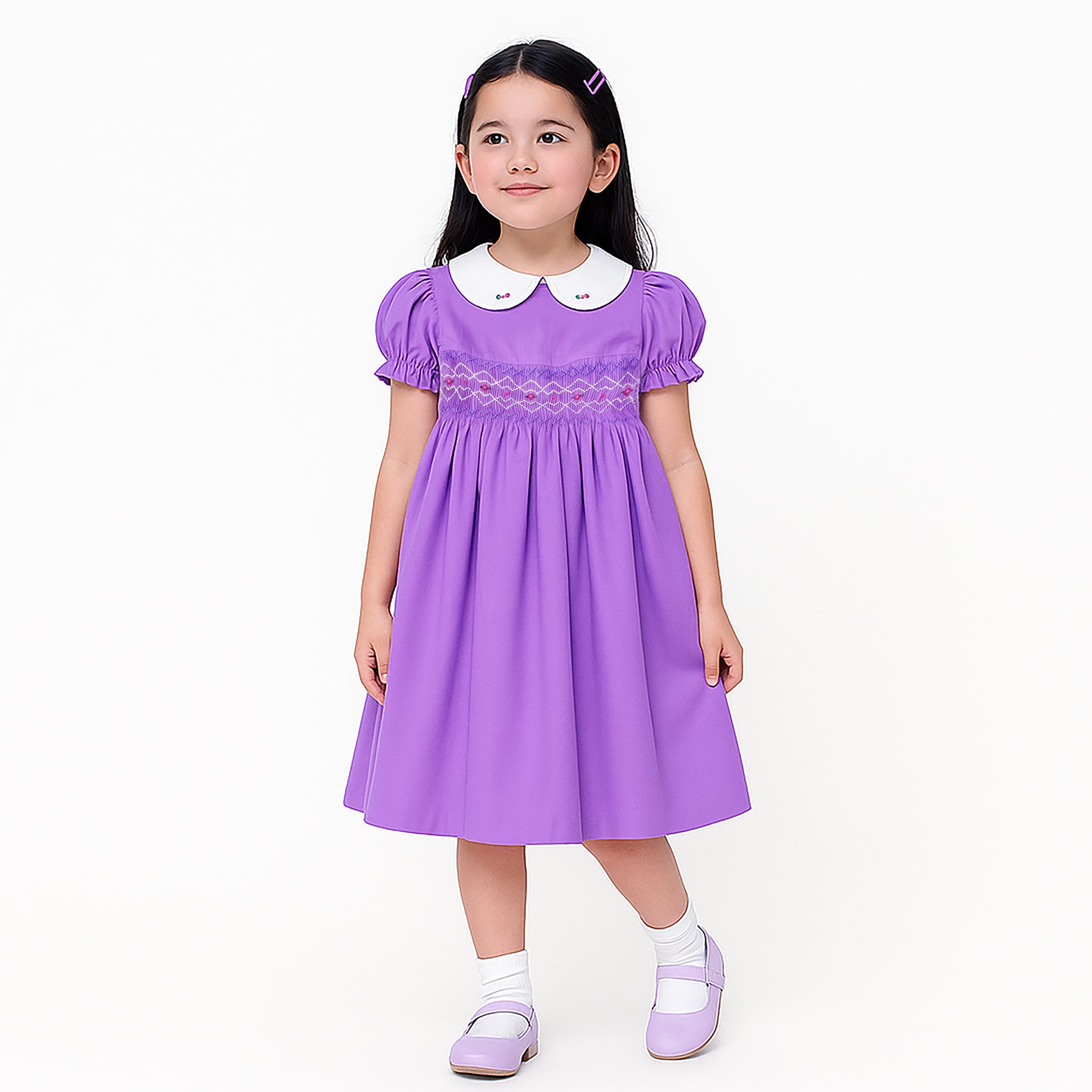 Lavender Meadow Smocked Dress