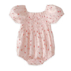 Blossom Rose Smocked Bubble Romper