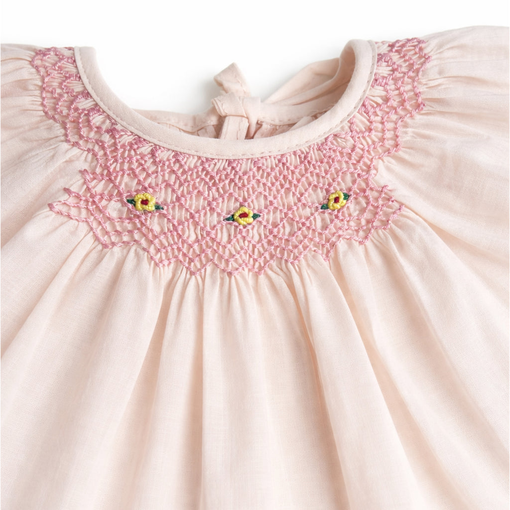 Angel Bloom Smocked Dress