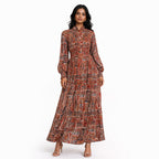 Kalamkari Muse Smocked Dress