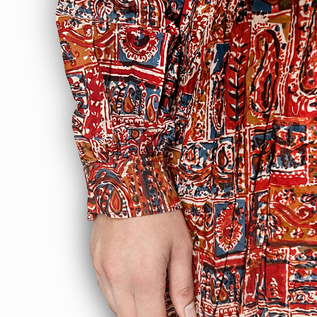 Kalamkari Muse Smocked Dress
