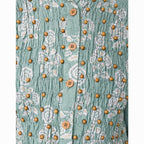 Mint Flora Smocked Dress