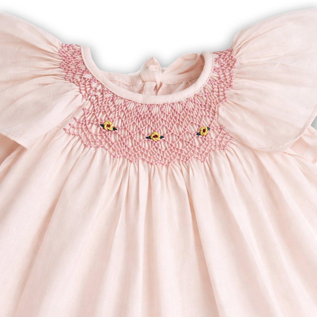 Angel Bloom Smocked Dress