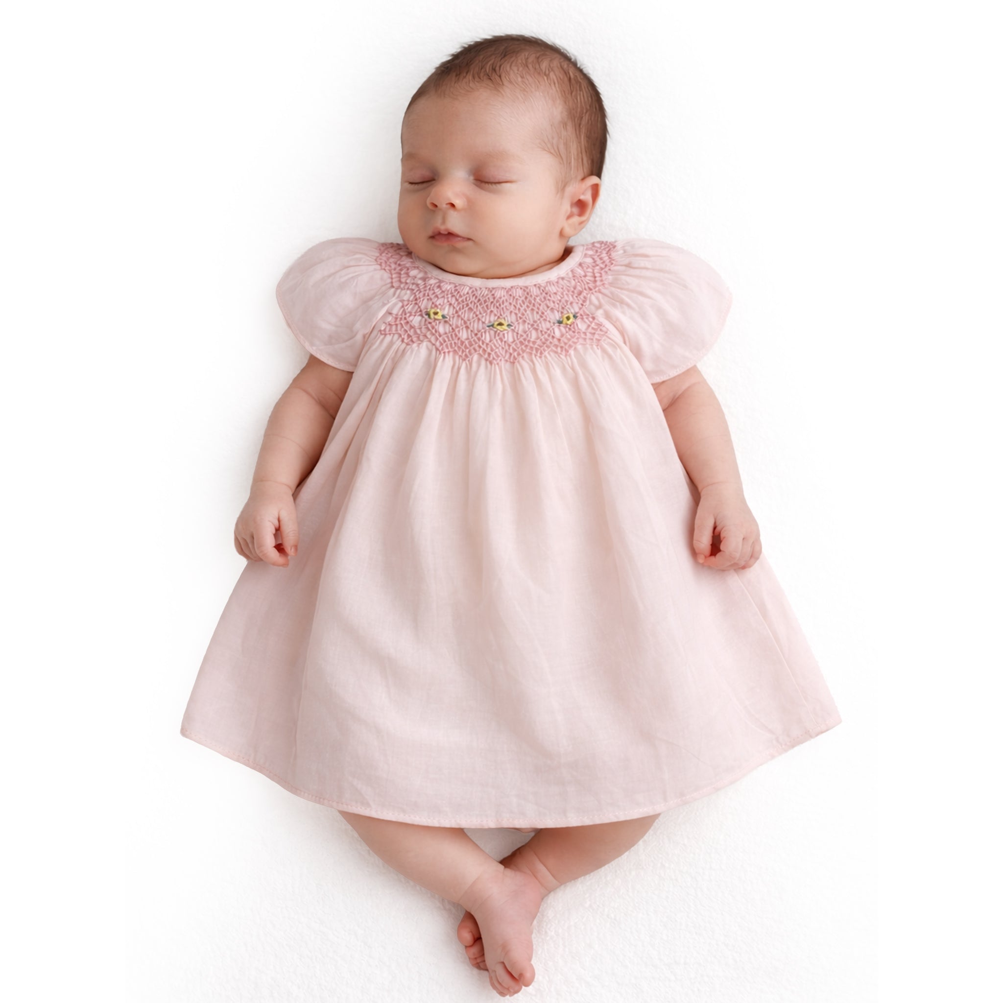 Angel Bloom Smocked Dress