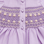 English Lavender Smocked Dress