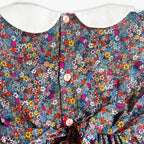 Blueberry Bloom  Smocked Dress