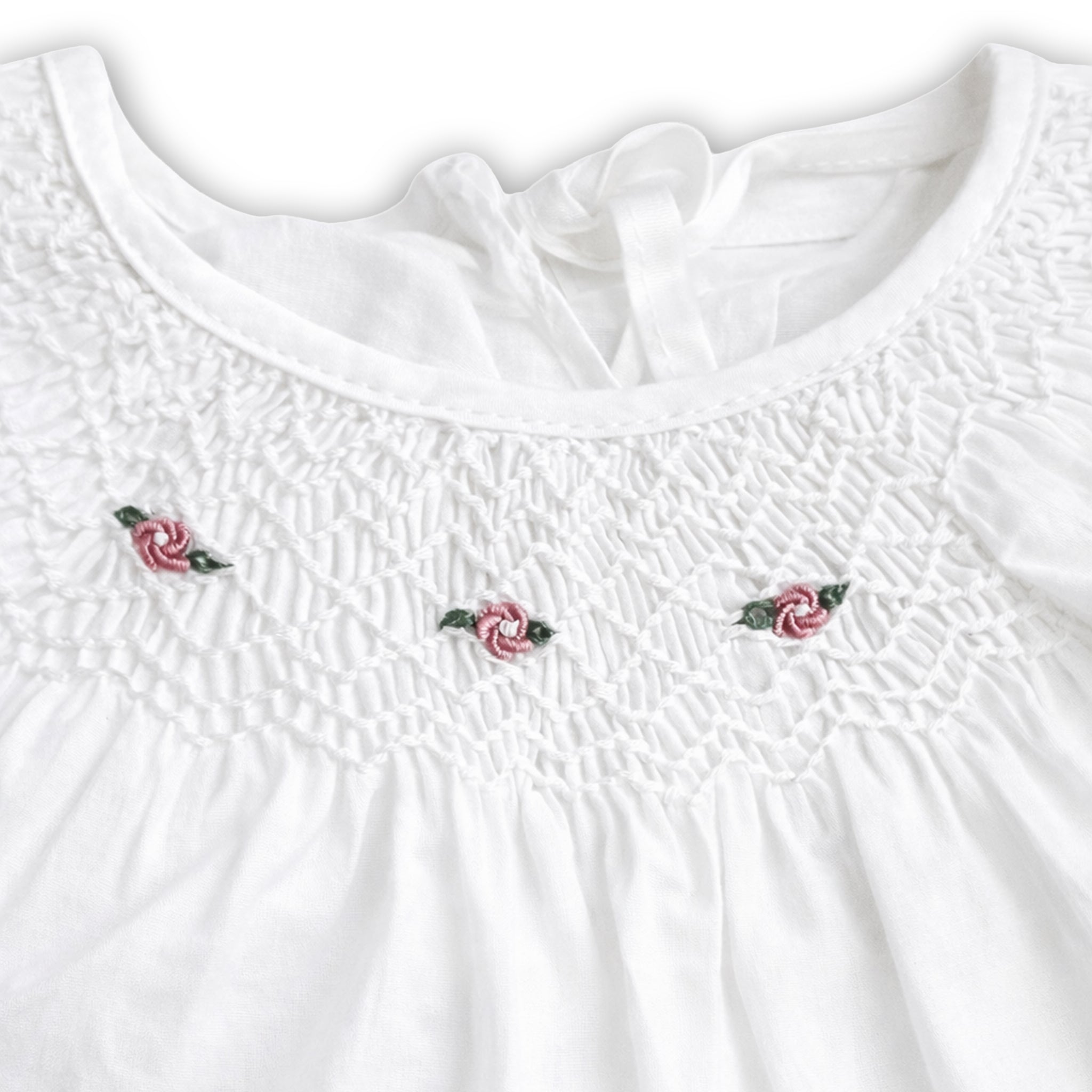 Angel Bloom Smocked Dress