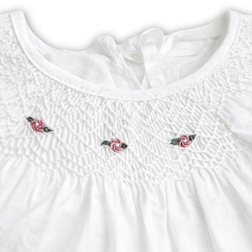 Angel Bloom Smocked Dress
