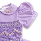 English Lavender Smocked Dress