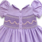 English Lavender Smocked Dress