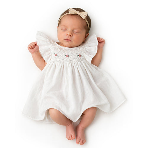 Angel Bloom Smocked Dress