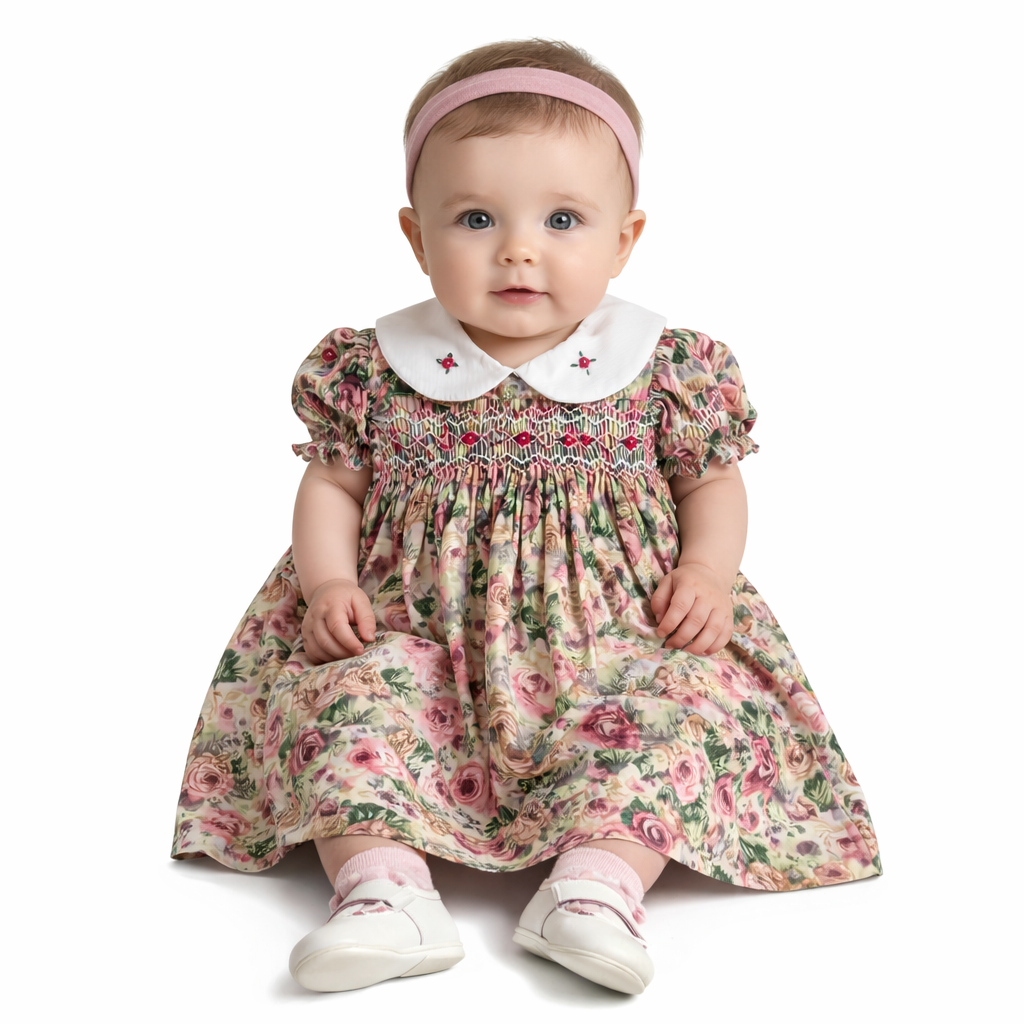 Enchanted Garden Smocked Dress