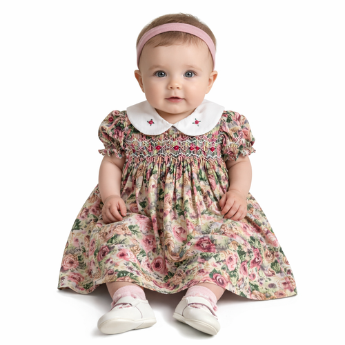 Enchanted Garden Smocked Dress