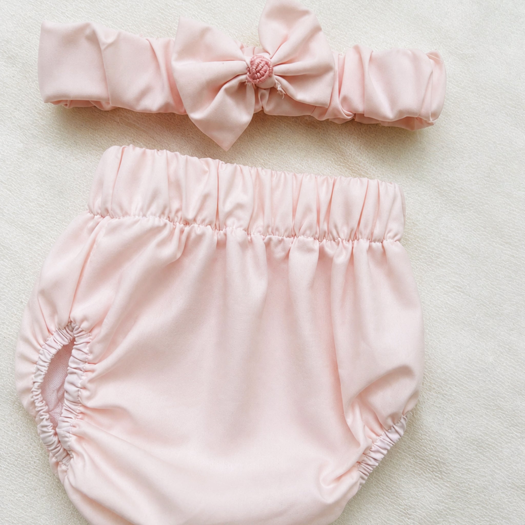 Blush Pink Hand Smocked Dress