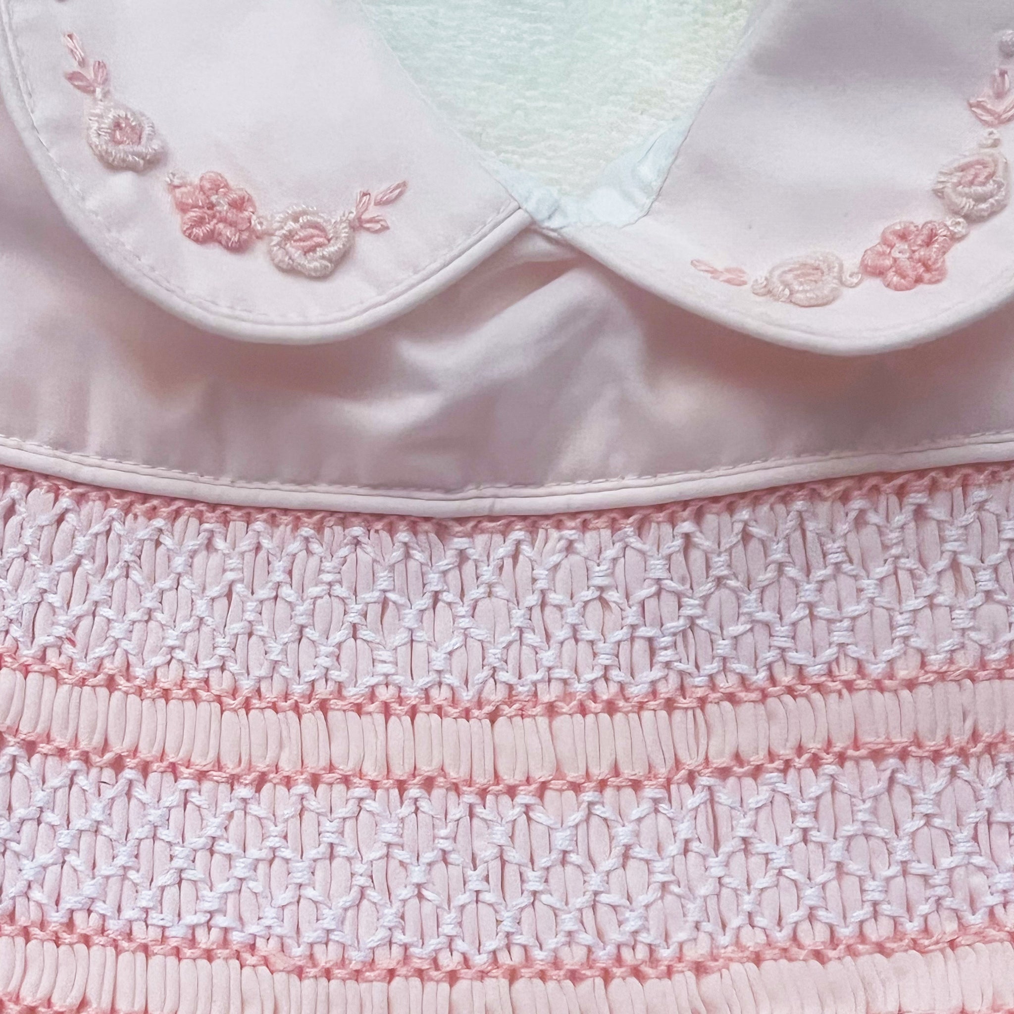 Blush Pink Hand Smocked Dress