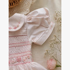 Blush Pink Hand Smocked Dress