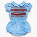 Skylar Smocked romper - Boys