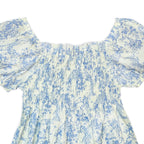 Blossom Bleu Smocked Dress
