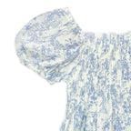 Blossom Bleu Smocked Dress