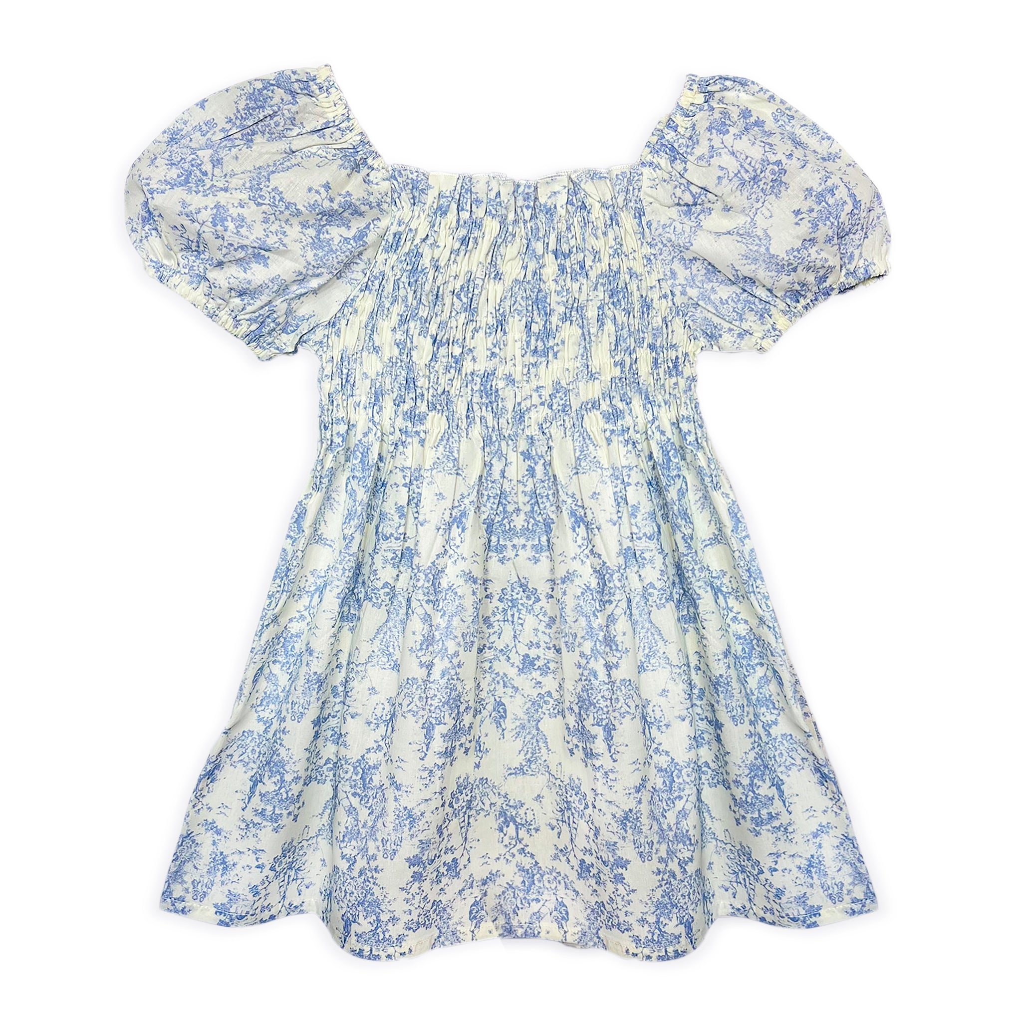 Blossom Bleu Smocked Dress