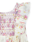 Lilac Flutter Smocked Dress
