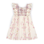 Lilac Flutter Smocked Dress
