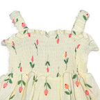 Tulip Garden Smocked Romper Set