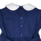 Midnight Navy Smocked Dress