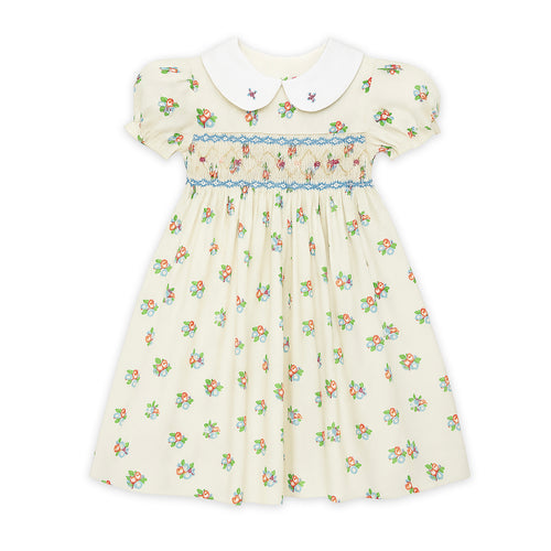 Ivy White Smocked Dress