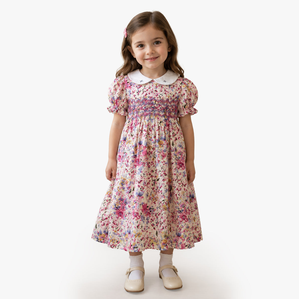 Petal Confetti Smocked Dress