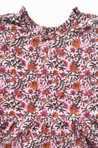 Petal Pleat Maxi Dress