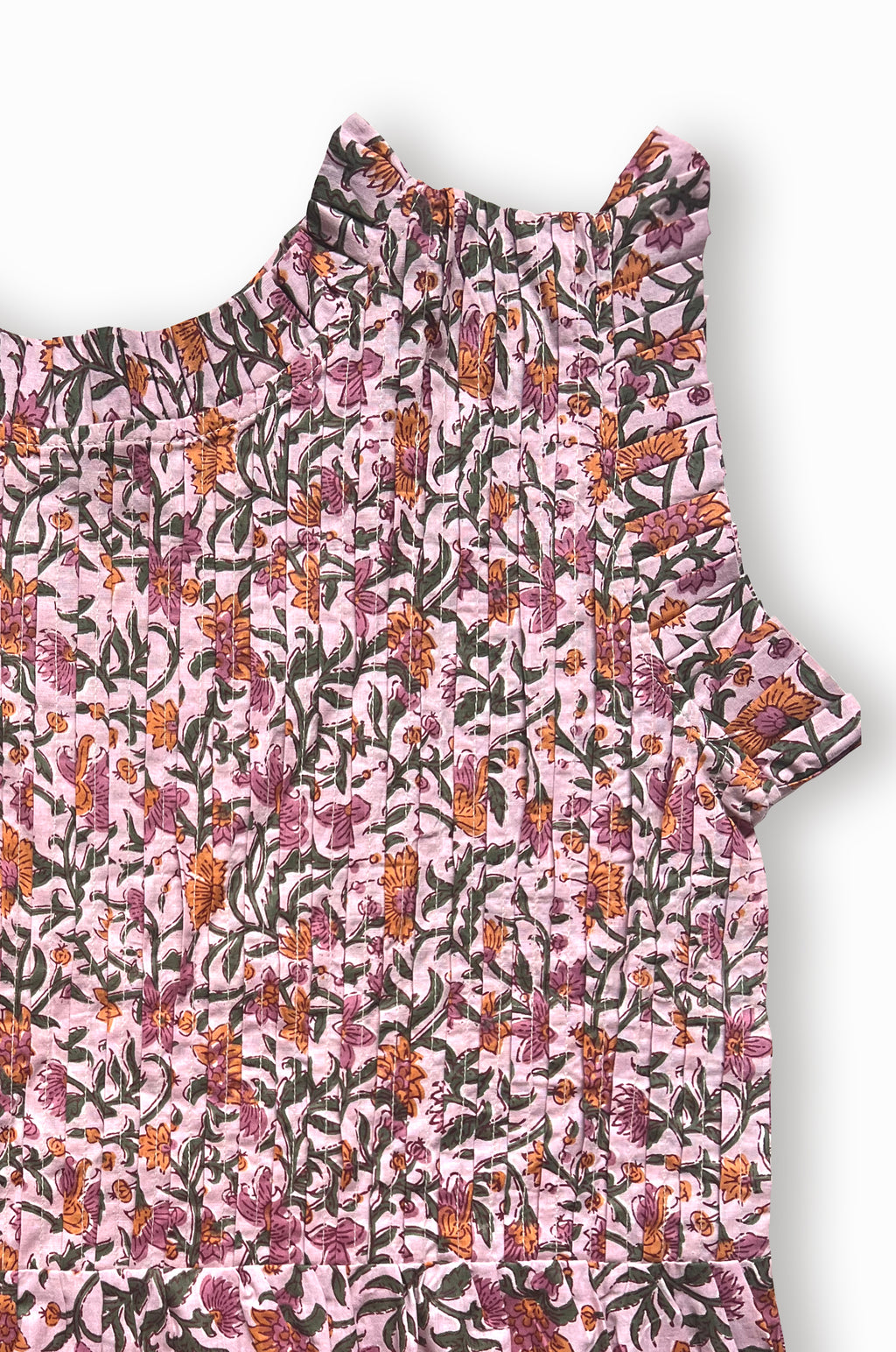 Petal Pleat Maxi Dress