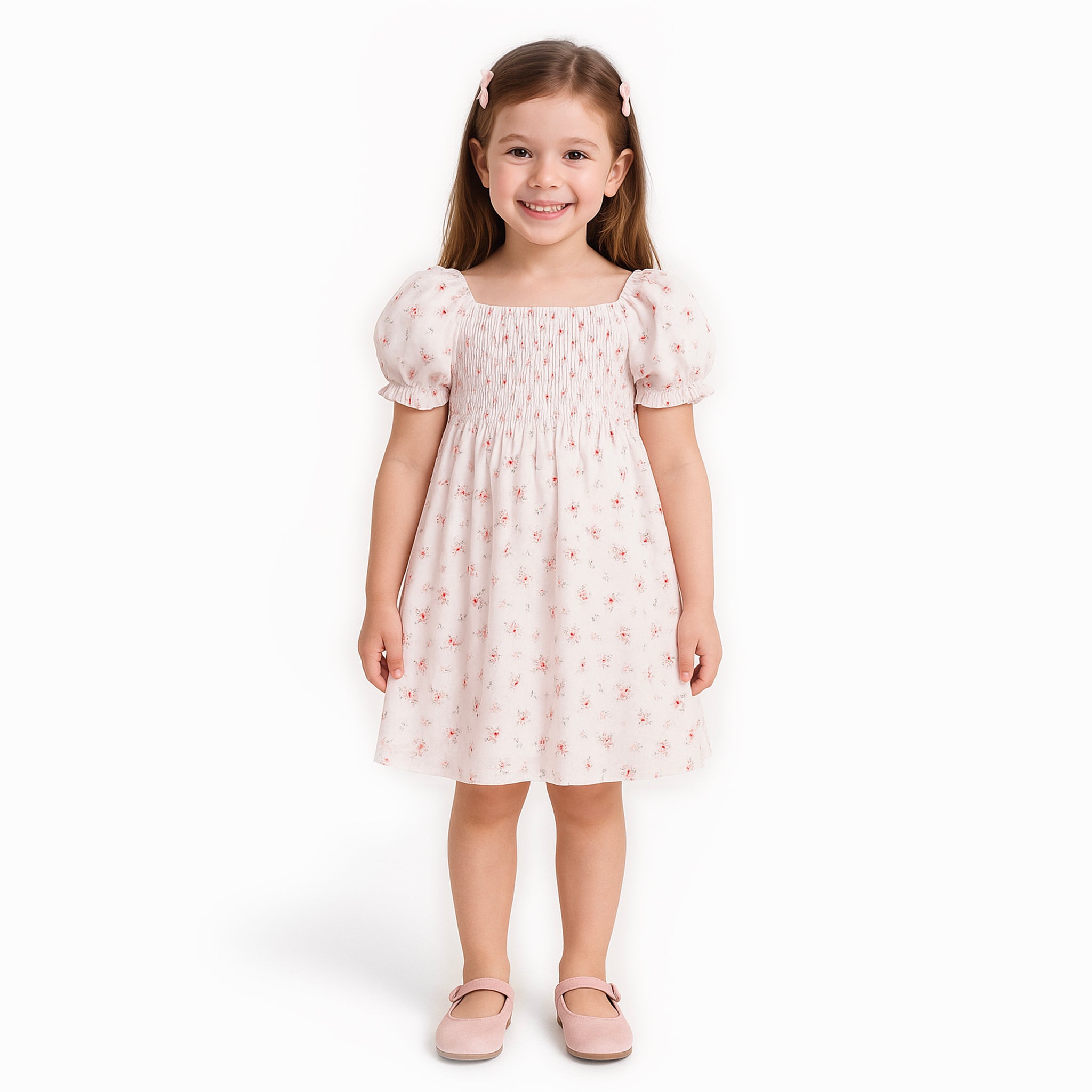 Blossom Rose Smocked Dress