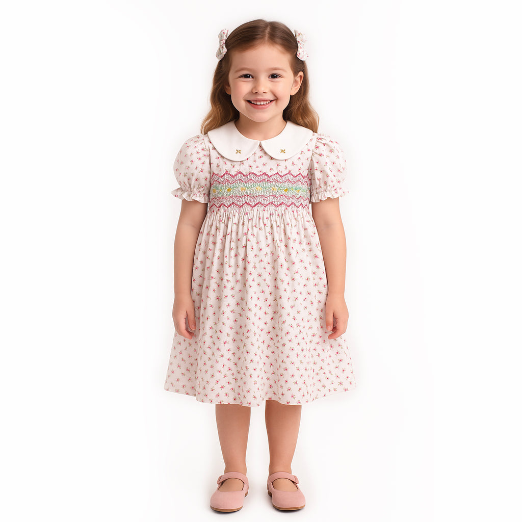 Rosebud Meadow Smocked Dress