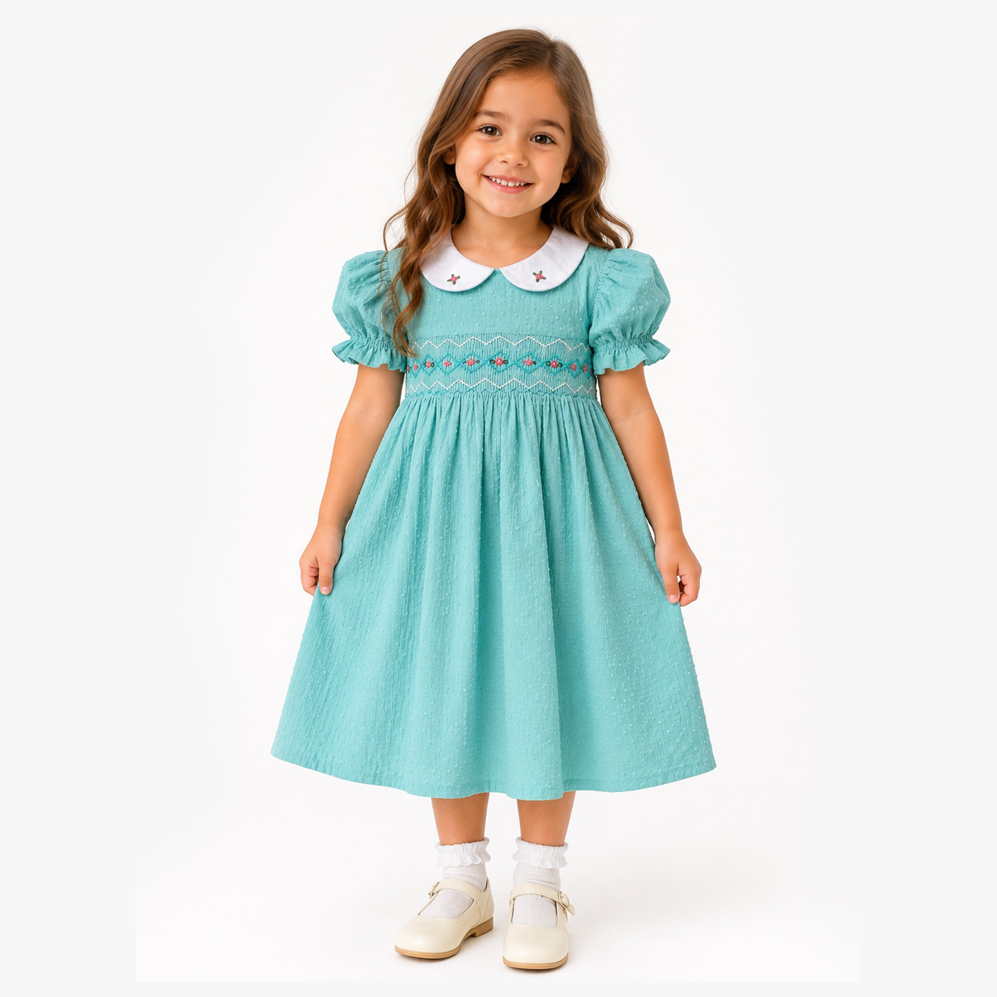 Seabreeze Smocked Dress