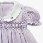 Violet Whisper Smocked Dress