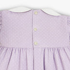 Violet Whisper Smocked Dress